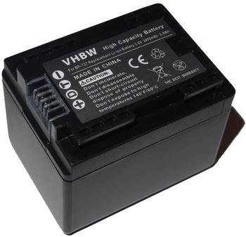 vhbw Li-Ion Akku 2400mAh (3.6V) fr Camcorder Kamera Canon Legria HF R66, HF R68, HF R606 wie BP-727.