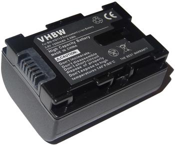 vhbw Li-Ion Akku 1200mAh (3.6V) für Kamera ersetzt JVC BN-VG114, BN-VG114AC, BN-VG114E, BN-VG114SU, BN-VG114U, BN-VG114US.