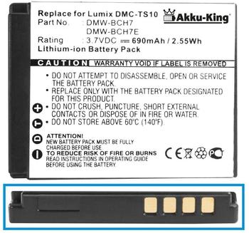 Akku-King Akku kompatibel zu Panasonic Li-Ion
