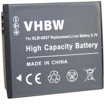 vhbw Li-Ion Akku 600mAh (3.7V) für Kamera Samsung Digimax ST10 wie Samsung SLB-0937.
