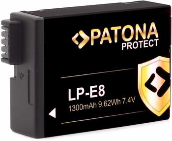 Patona Ersatzakku Protect f&uuml;r Canon LP-E8 (1300mAh)