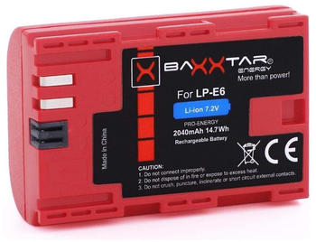 Baxxtar Ersatzakku für Canon LP-E6