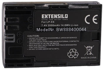 vhbw Ersatzakku für Canon LP-E6 (2000mAh)