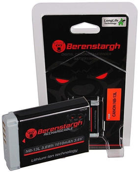 Berenstargh Ersatzakku für Canon NB-13L (1010mAh)