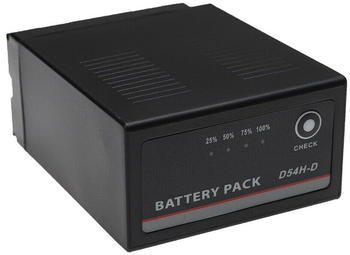EXTENSILO 1x Akku Ersatz für Panasonic CGA-D54, CGA-D54S, CGA-D54SE, CGA-D54SE/1B für Videokamera Camcorder (7800mAh, 7,4V, Li-Ion)