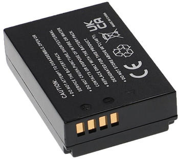 EXTENSILO 3x Akku Ersatz für Canon LP-E12 für Kamera (820mAh, 7,4V, Li-Ion)
