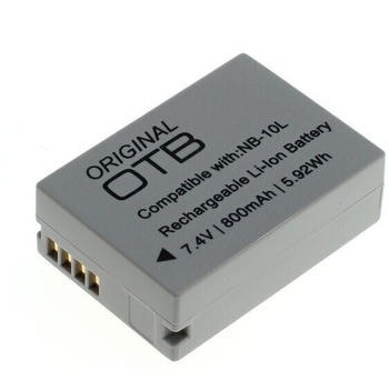 OTB Ersatzakku für Canon NB-10L (800mAh)