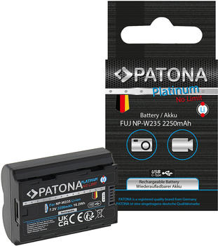 Patona Platinum Ersatzakku f&uuml;r Fuji NP-W235 (2250mAh)