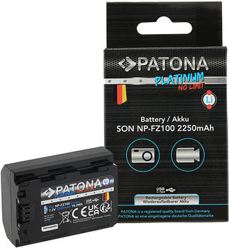 Patona Platinum Ersatzakku für Sony NP-FZ100 (2250mAh)