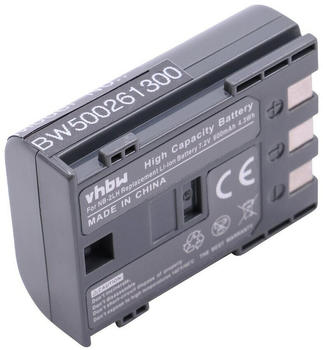 vhbw Akku kompatibel mit Canon NB-2L NB-2LH Legria MVX30i, MVX330i, MVX350i, MVX35i, MVX40, MVX45i PowerShot S30 S40 S45 S50 S60 S70 S80 EOS 350D