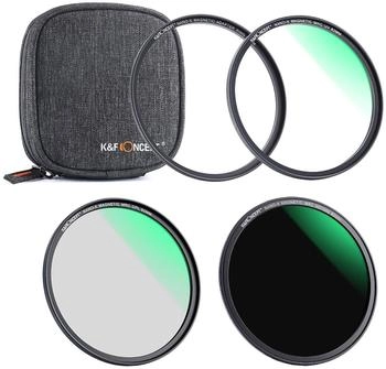 K&F Concept Magnetic Lensfilter-Kit CPL-ND-UV 52mm