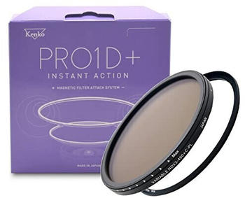 Kenko PRO1D+ Instant Action Variable NDX3-450+C-PL & Adapter Ring Set Magnetic 52mm