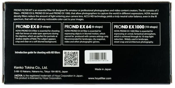 Hoya Prond EX Kit (8/64/1000) 72mm