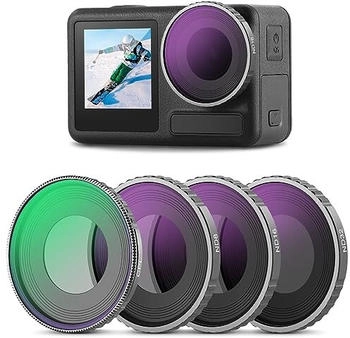 Neewer CPL & ND Filter Set für DJI Osmo Action 4/Action 5 Pro (4er Pack)