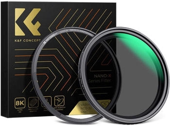 K&F Concept variable ND Filter ND2-ND32 Nano X - 72mm | ✅ 5 years warranty