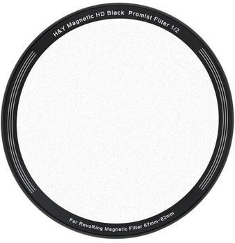 H&Y 67-82mm Magnetic Clip On Filter for VND&CPL - Black