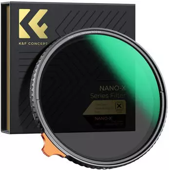 K&F Concept Variable ND Filter True Color ND2-ND32 62mm