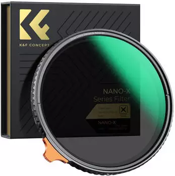 K&F Concept Variable ND Filter True Color ND2-ND32 67mm