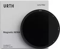 Urth UMND64PL58, Urth ND-Filter Magnetic ND64 Plus 58mm - Zum Sonderpreis