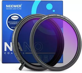 Neewer True Colors ND2-32 + CPL Set 77mm ohne X-Cross