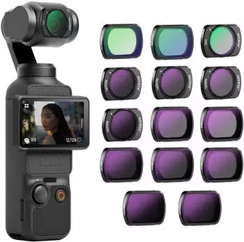 Neewer 14er magnetisches Filter Set (für DJI Osmo Pocket 3 / Pocket 4 / Xtra Muse, CPL ND)