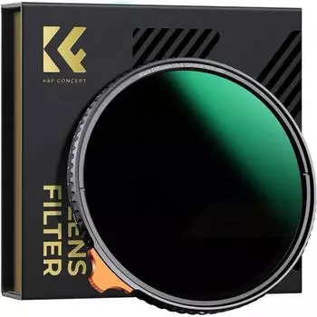 K&F Concept Black Mist 1/4 + ND2-400 82mm