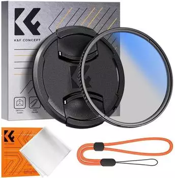 LuxusKollektion Slim CPL Polfilter 72mm mit Objektivdeckel und Reinigungsset