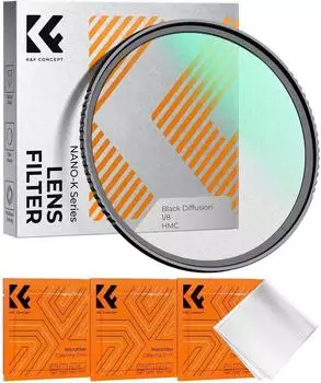 LuxusKollektion Nano-K Black-Mist 1/8 Filter 72mm, optisches Glas, 18-fach beschichtet