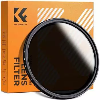 K&F Concept Variabler ND-Filter ND2-ND400 58mm (1-9 Blendenstufen)