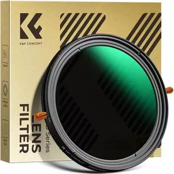 K&F Concept ND & CPL Filter 62mm variabel 2-in-1 1-5 Blendenstufen