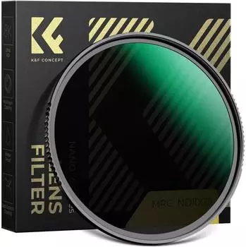 K&F Concept ND1000 Graufilter Slim 55mm, 10 Blendenstufen