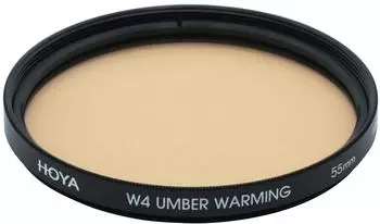 Hoya W4 Umber Aufhellfilter 55mm (HO-W4U55)