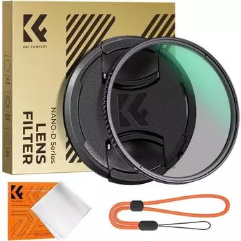 K&F Concept Zirkularer Polfilter CPL 52mm optisches Glas 24-fache Nanobeschichtung