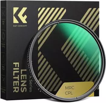 K&F Concept CPL Polfilter 37mm MRC 28x Vergütung