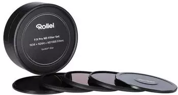 Rollei F:X Pro ND Filter Set (ND8 ND64 ND1000) 77mm