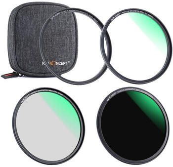 K&F Concept Magnetic Lensfilter-Kit CPL-ND-UV 58mm