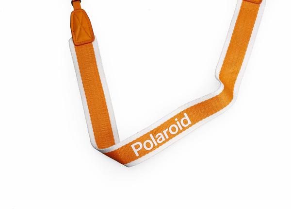 Polaroid Camera Strap Flat orange