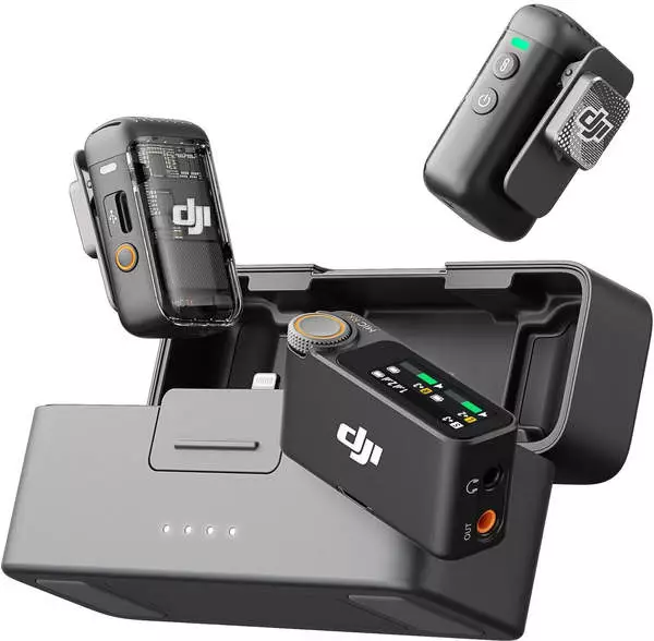 DJI Mic 2 (2 Sender + 1 Empfänger + Ladeschale)