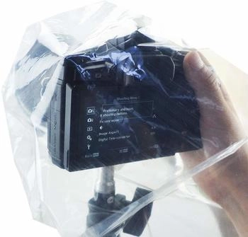 JJC RI-S Regenschutzhülle für DSLR/DSLM, Transparent (RI-S)