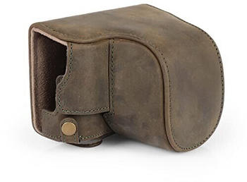 MegaGear Ever Ready Echtleder Kameratasche Leica D-Lux khaki