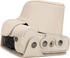 MegaGear Ever Ready Kameratasche mit Trageriemen für Canon EOS M50 (15-45mm) weiß