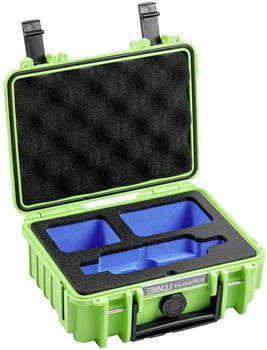 B&W Outdoor Case Typ 500 incl. Insta360 X3 Inlay grün