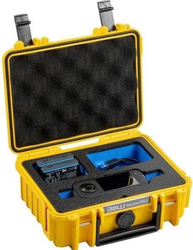 B&W Outdoor Case Typ 500 incl. Insta360 X3 Inlay gelb