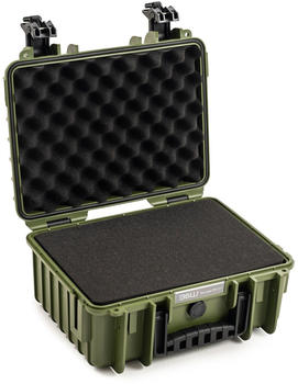 B&W Outdoor Case Typ 3000 incl. SI grün