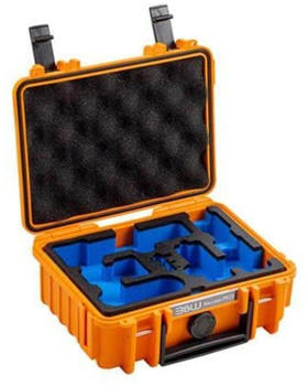 B&W Outdoor Case Type 500 incl. DJI Osmo Pocket 3 Inlay orange