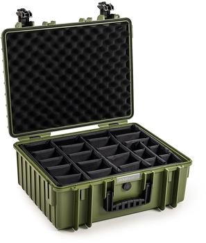 B&W Outdoor Case Typ 6000 incl. RPD gr&uuml;n