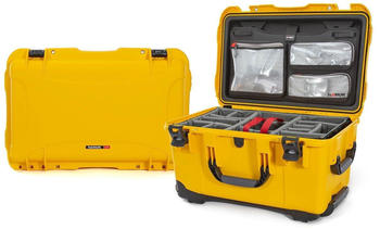 Nanuk 938 Hartschalenkoffer mit Trennw&auml;nden + Organizer gelb