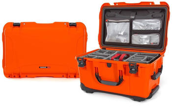 Nanuk 938 Hartschalenkoffer mit Trennw&auml;nden + Organizer orange