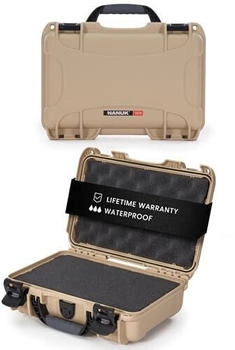 Nanuk 909-1000 + Schaumstoff braun