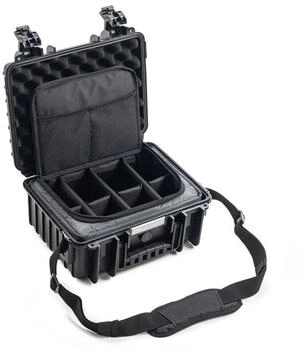 B&W B&W Outdoor Case 3000 schwarz mit Fototasche (11.70l) Schwarz